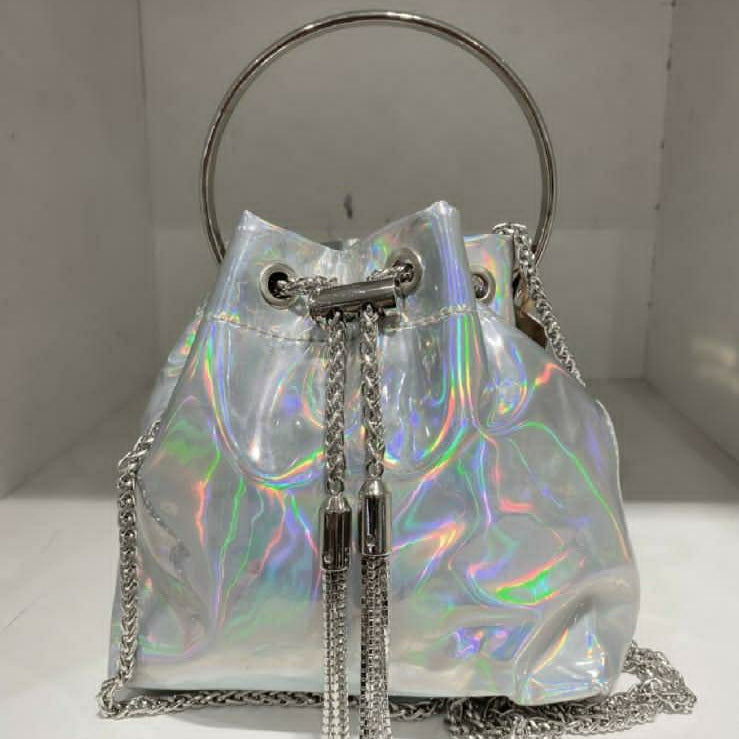 Silver Neon Bag