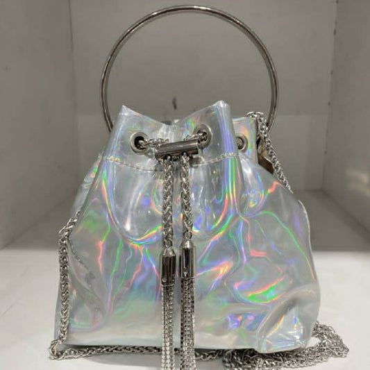 Silver Neon Bag